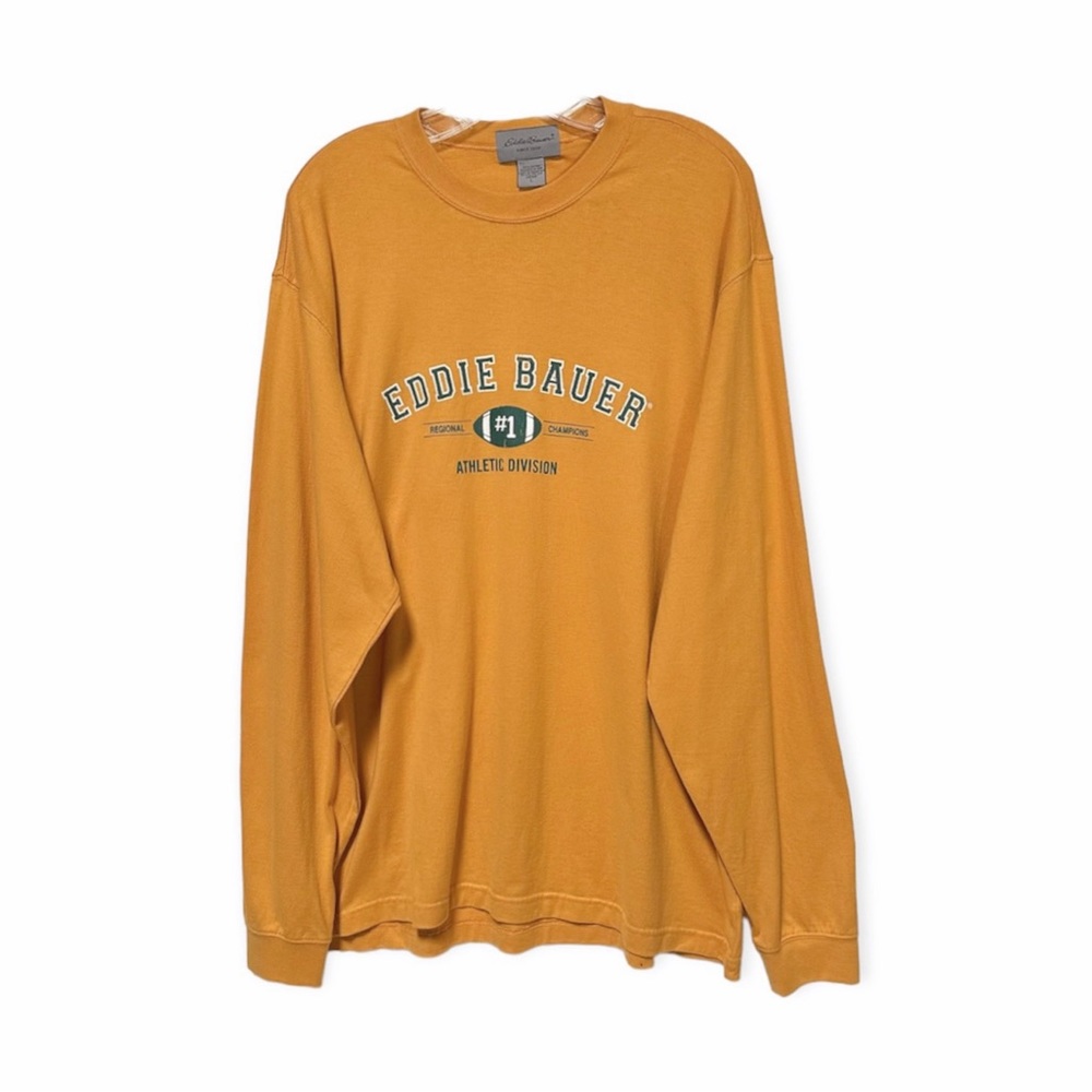 Vintage Eddie Bauer Long Sleeve Football T-Shirt